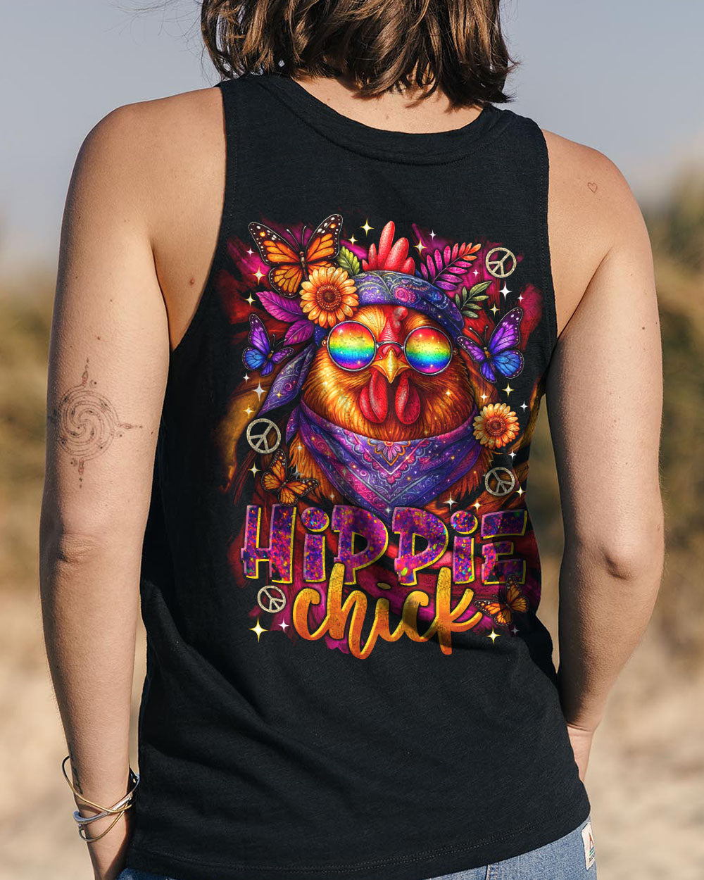 HIPPIE CHICK ALL OVER PRINT - TLTR3007253
