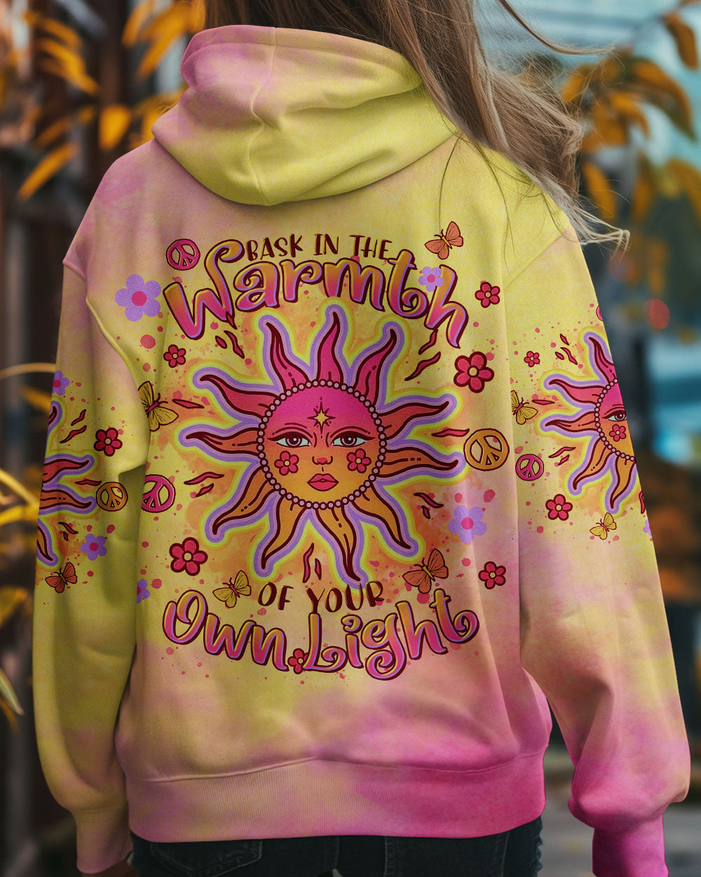 BASK IN THE WARMTH OF YOUR OWN LIGHT SUN ALL OVER PRINT - TLTR3008243