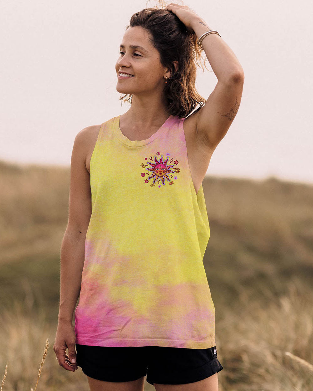 BASK IN THE WARMTH OF YOUR OWN LIGHT SUN ALL OVER PRINT - TLTR3008243