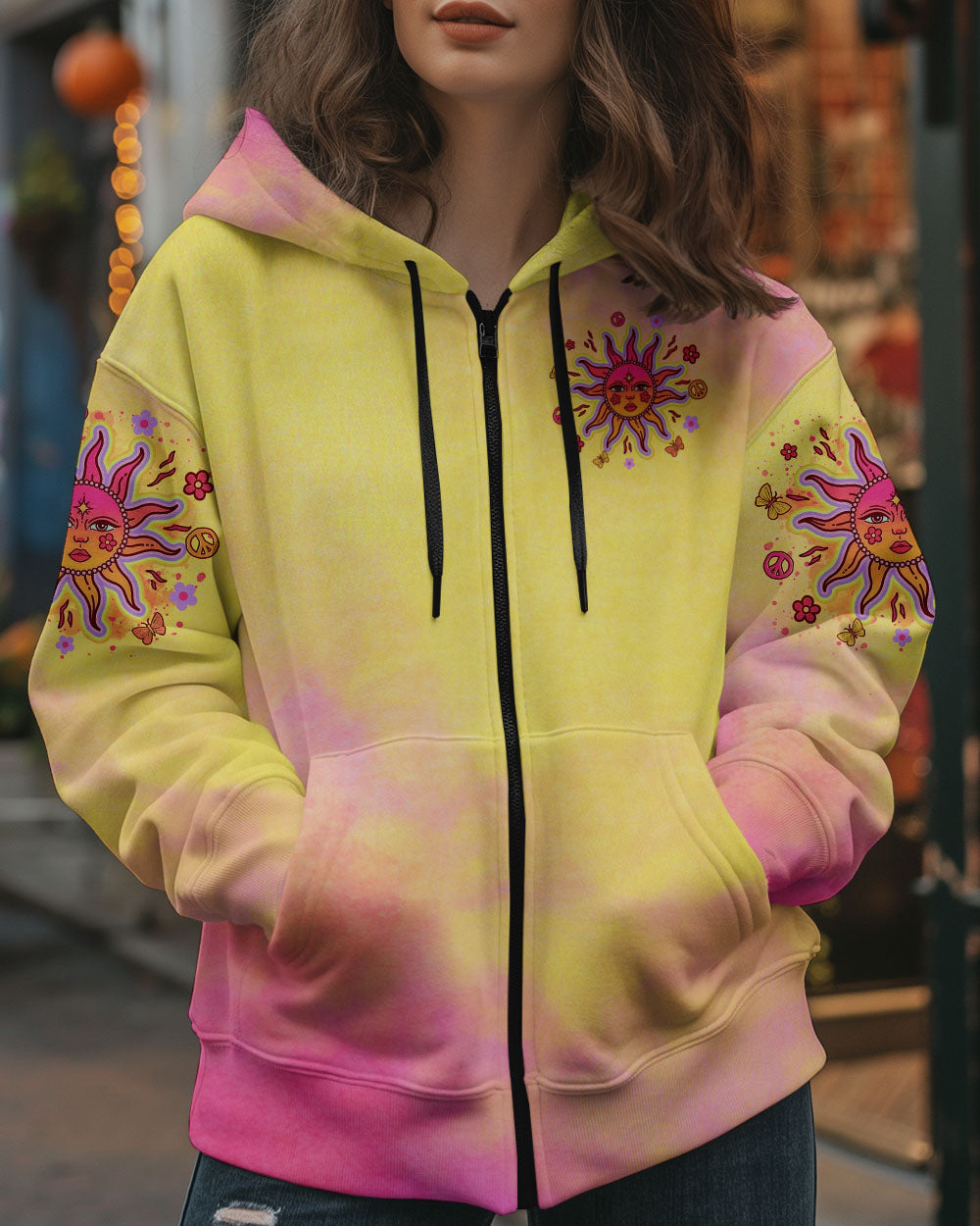 BASK IN THE WARMTH OF YOUR OWN LIGHT SUN ALL OVER PRINT - TLTR3008243
