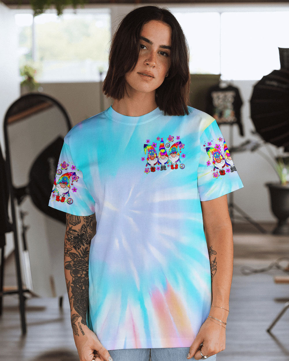 GOOD TIMES CRAZY FRIEND GNOME TIE DYE ALL OVER PRINT - TLTR3008246