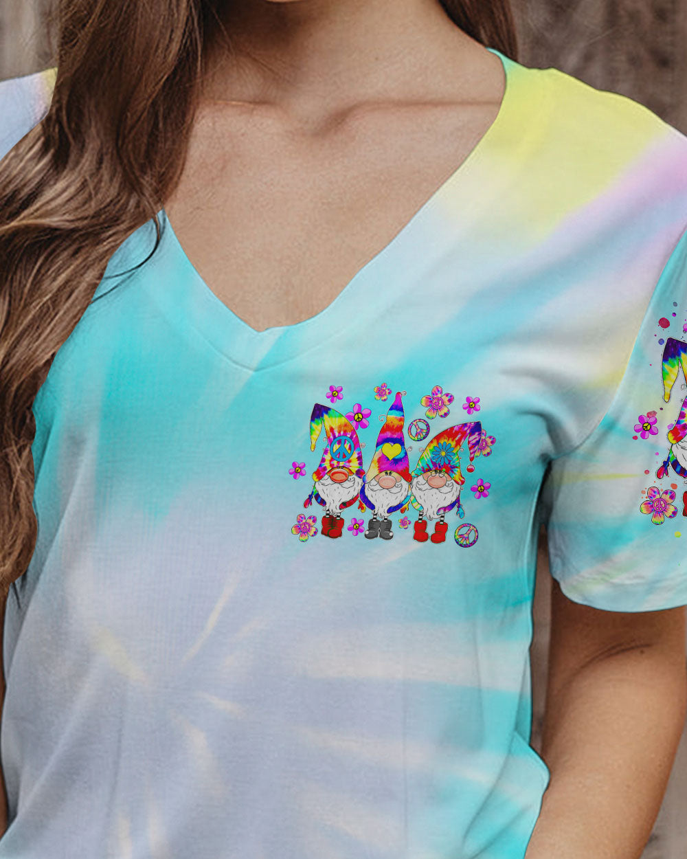 GOOD TIMES CRAZY FRIEND GNOME TIE DYE ALL OVER PRINT - TLTR3008246