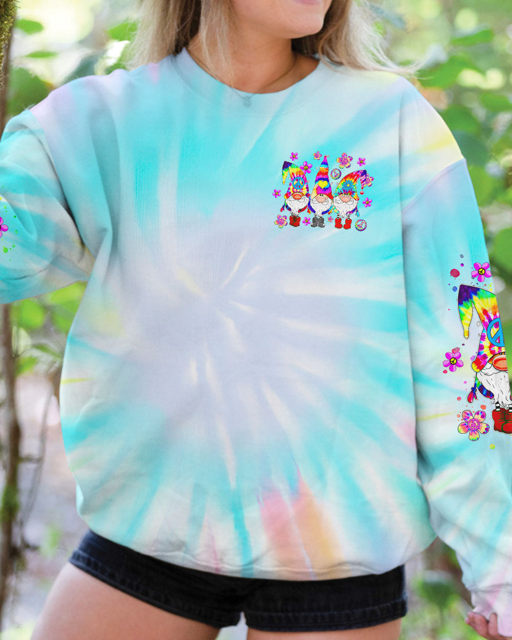 GOOD TIMES CRAZY FRIEND GNOME TIE DYE ALL OVER PRINT - TLTR3008246