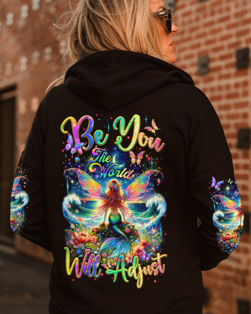 BE YOU THE WORLD WILL ADJUST MERMAID FAIRY ALL OVER PRINT - TLTR3011231
