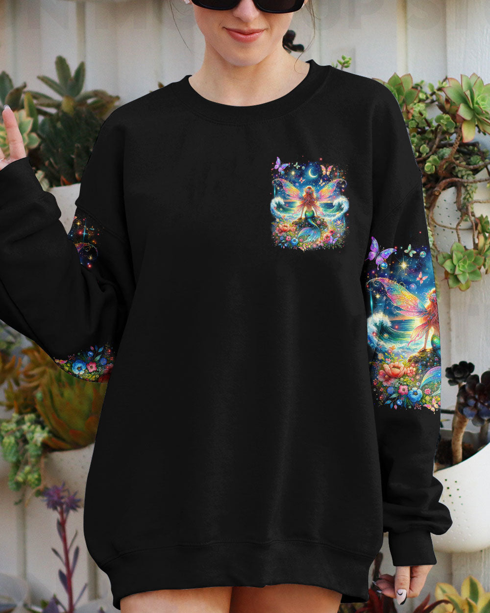 BE YOU THE WORLD WILL ADJUST MERMAID FAIRY ALL OVER PRINT - TLTR3011231