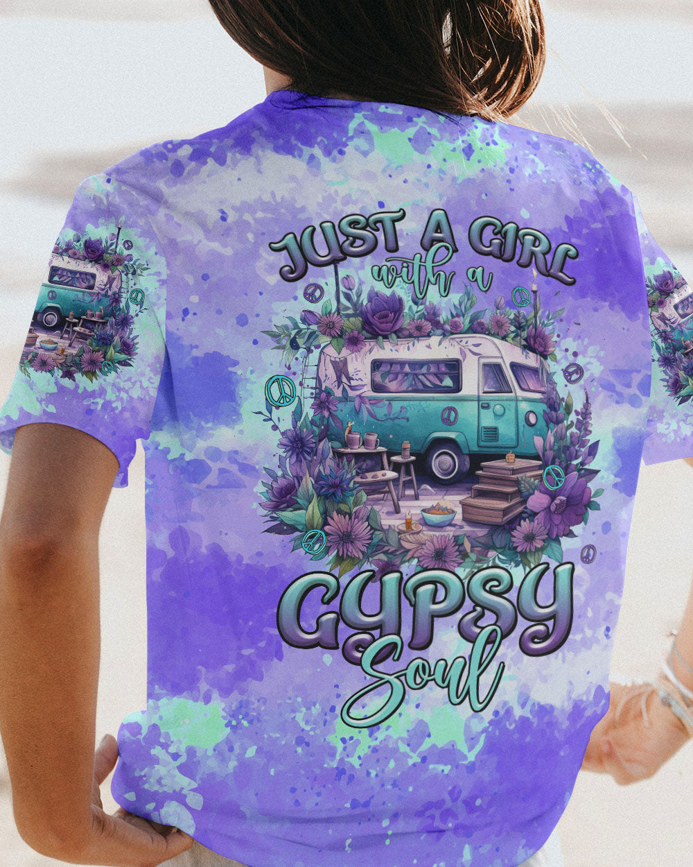 JUST A GIRL WITH A GYPSY SOUL ALL OVER PRINT - TLTR3108234