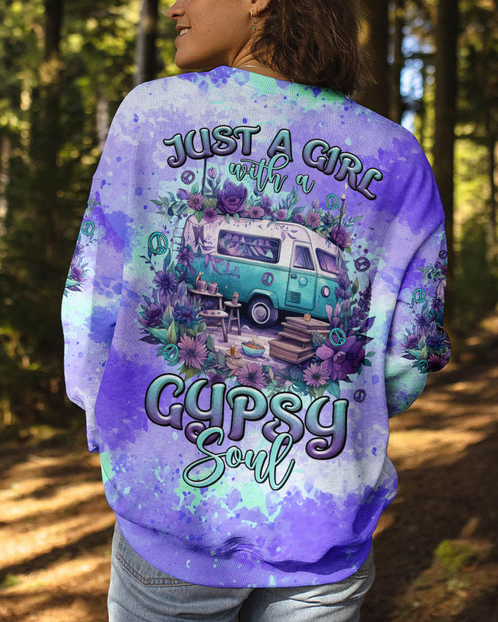 JUST A GIRL WITH A GYPSY SOUL ALL OVER PRINT - TLTR3108234
