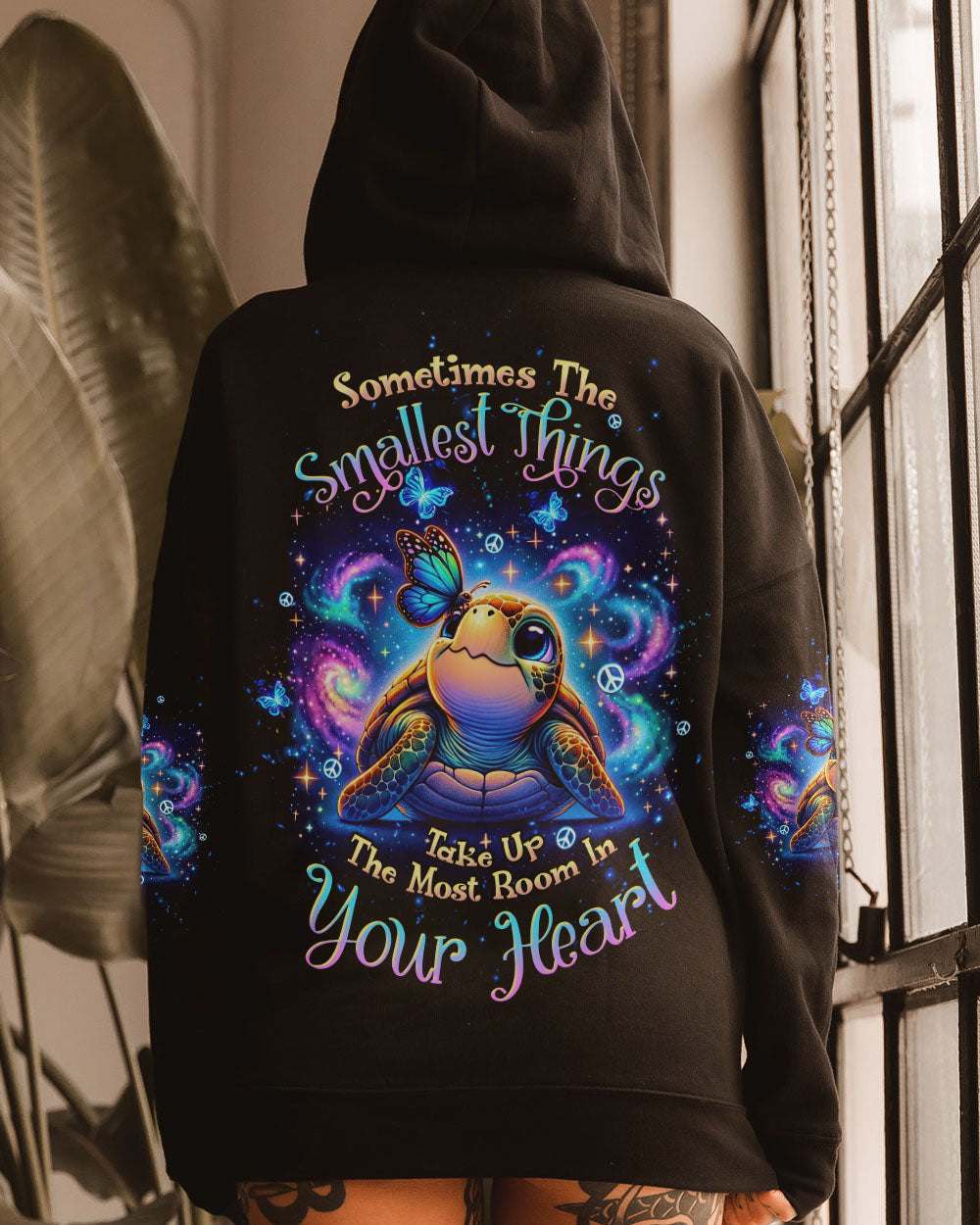 SOMETIMES THE SMALLEST THINGS TURTLE ALL OVER PRINT - TLTW0107243