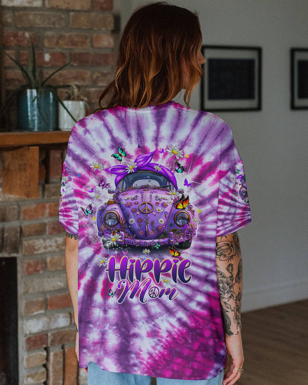 HIPPIE MOM ALL OVER PRINT - TLTW0203243