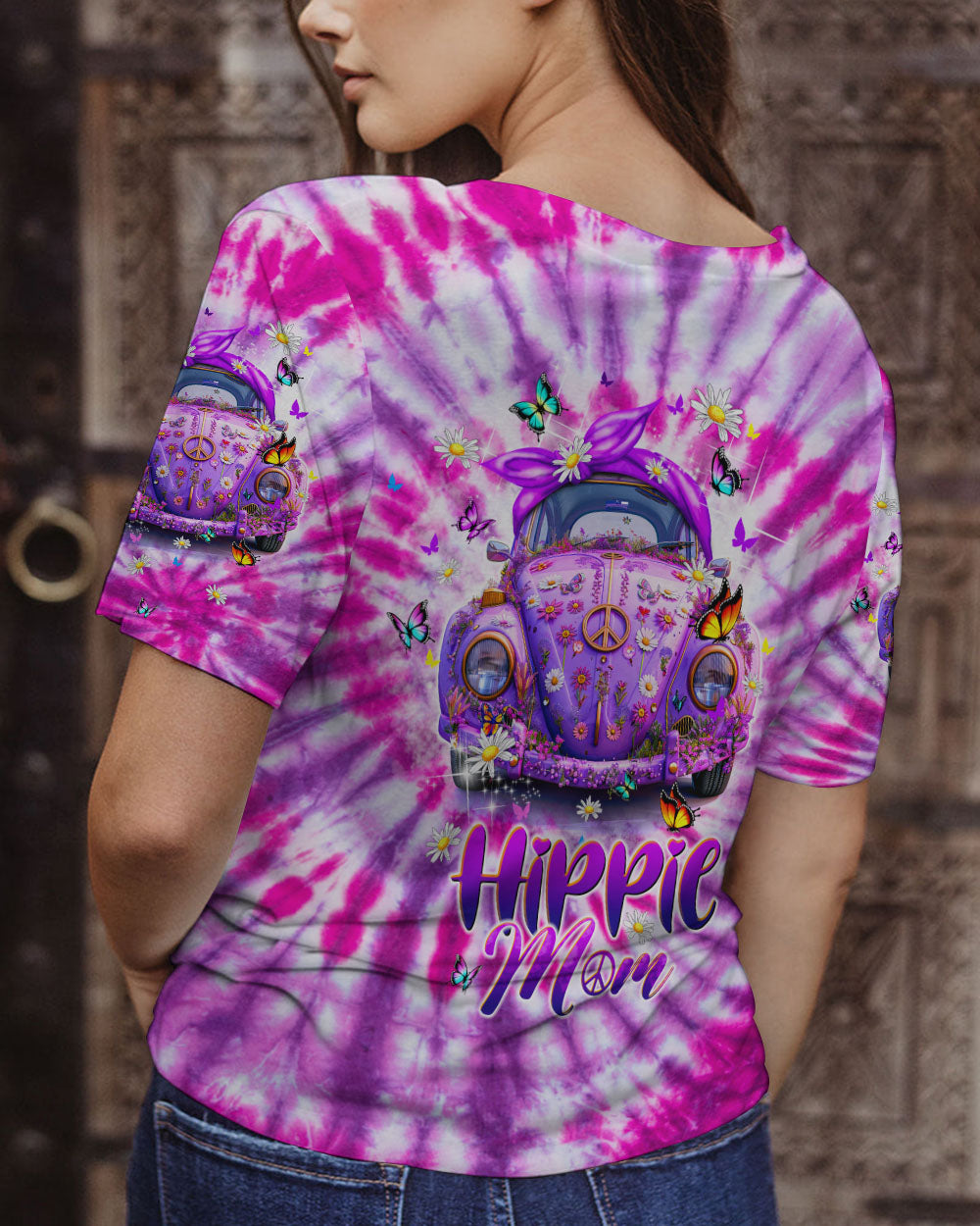 HIPPIE MOM ALL OVER PRINT - TLTW0203243