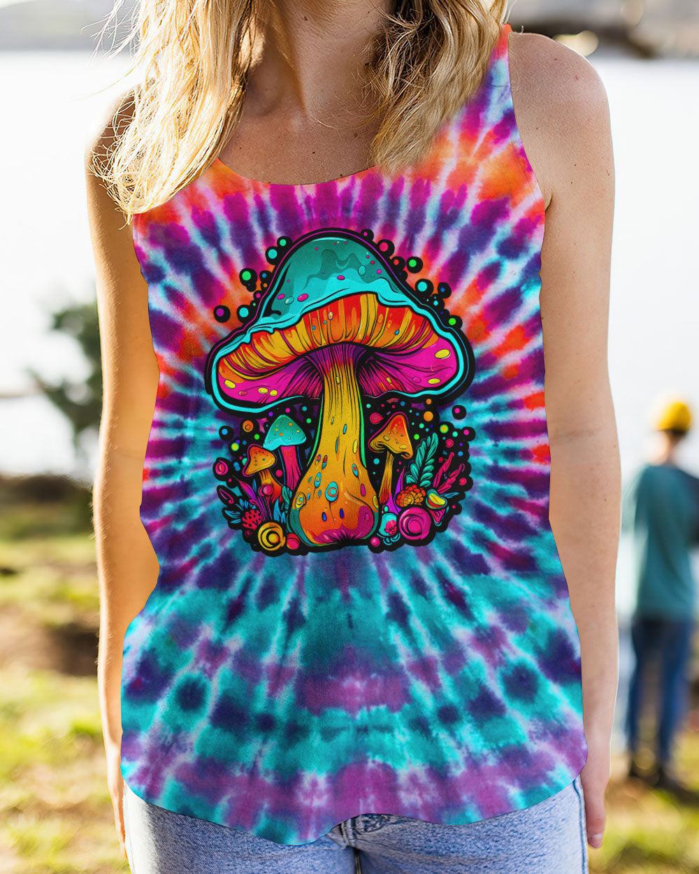 THE MUSHROOMS ARE CALLING TIE DYE ALL OVER PRINT - TLTW0208236