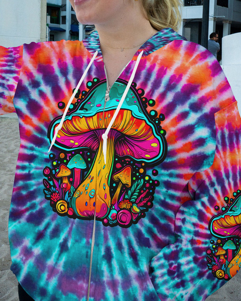 THE MUSHROOMS ARE CALLING TIE DYE ALL OVER PRINT - TLTW0208236