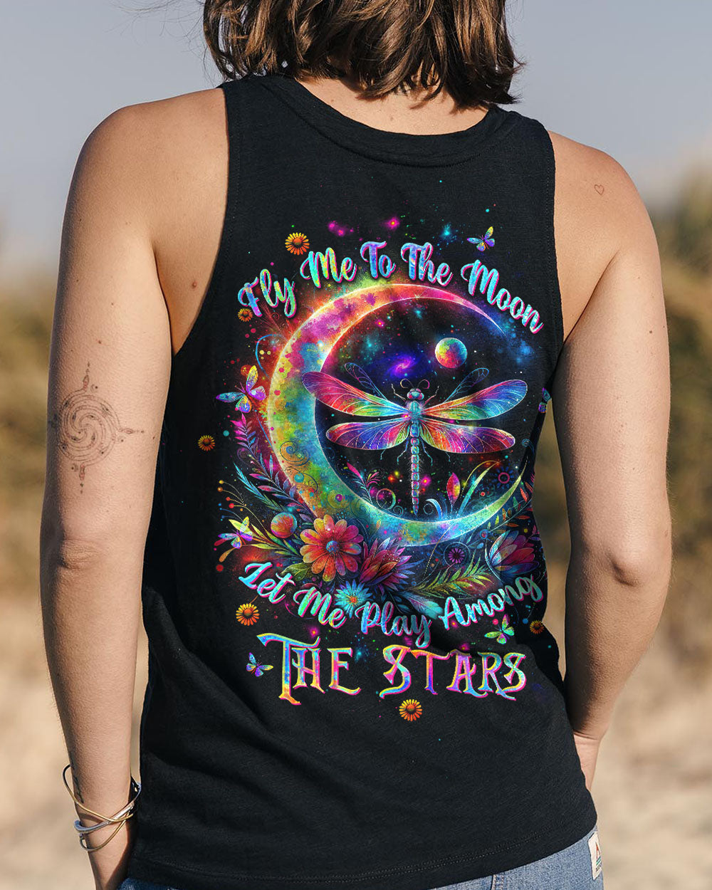FLY ME TO THE MOON DRAGONFLY ALL OVER PRINT - TLTW0301241