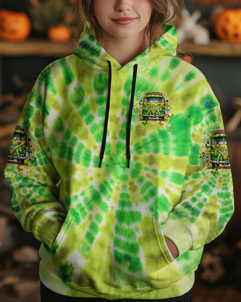 RUNNING AGAINST THE WIND BUS TIE DYE ALL OVER PRINT - TLTW0301254