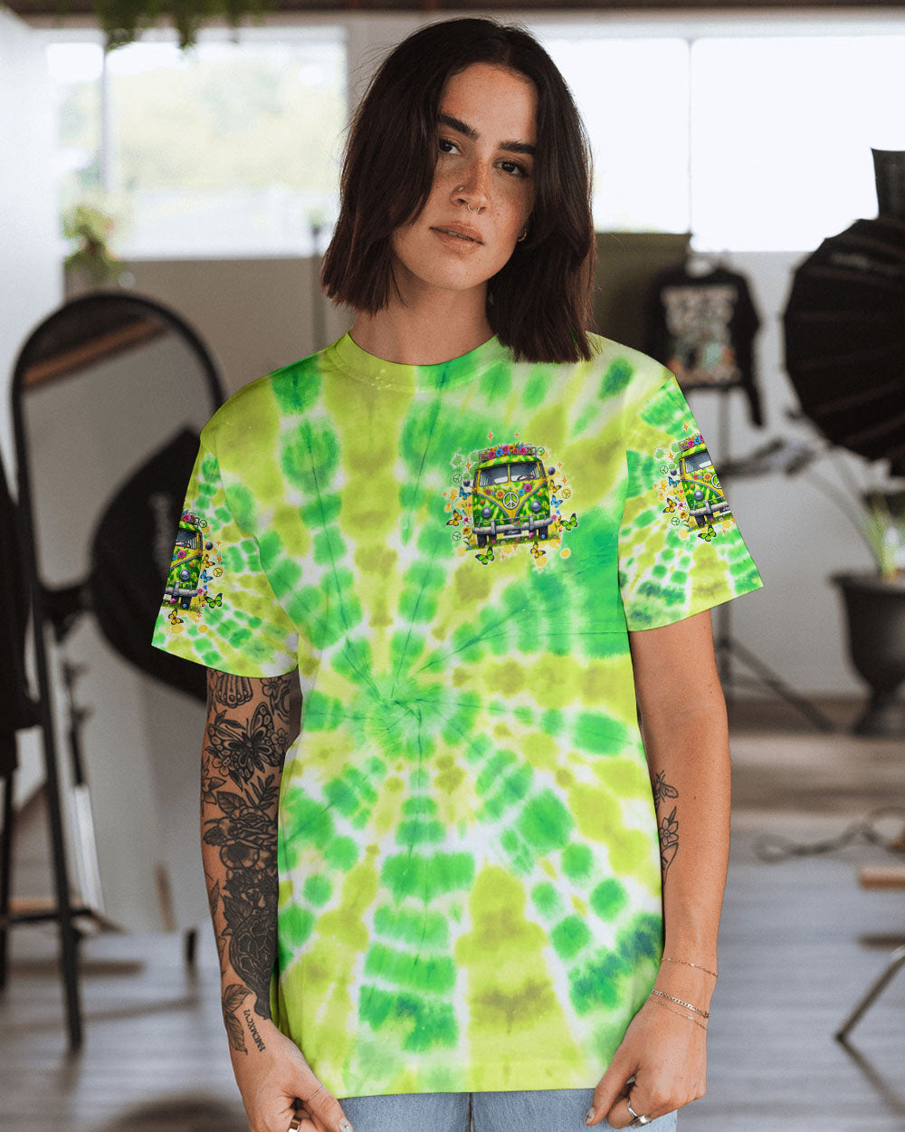 RUNNING AGAINST THE WIND BUS TIE DYE ALL OVER PRINT - TLTW0301254