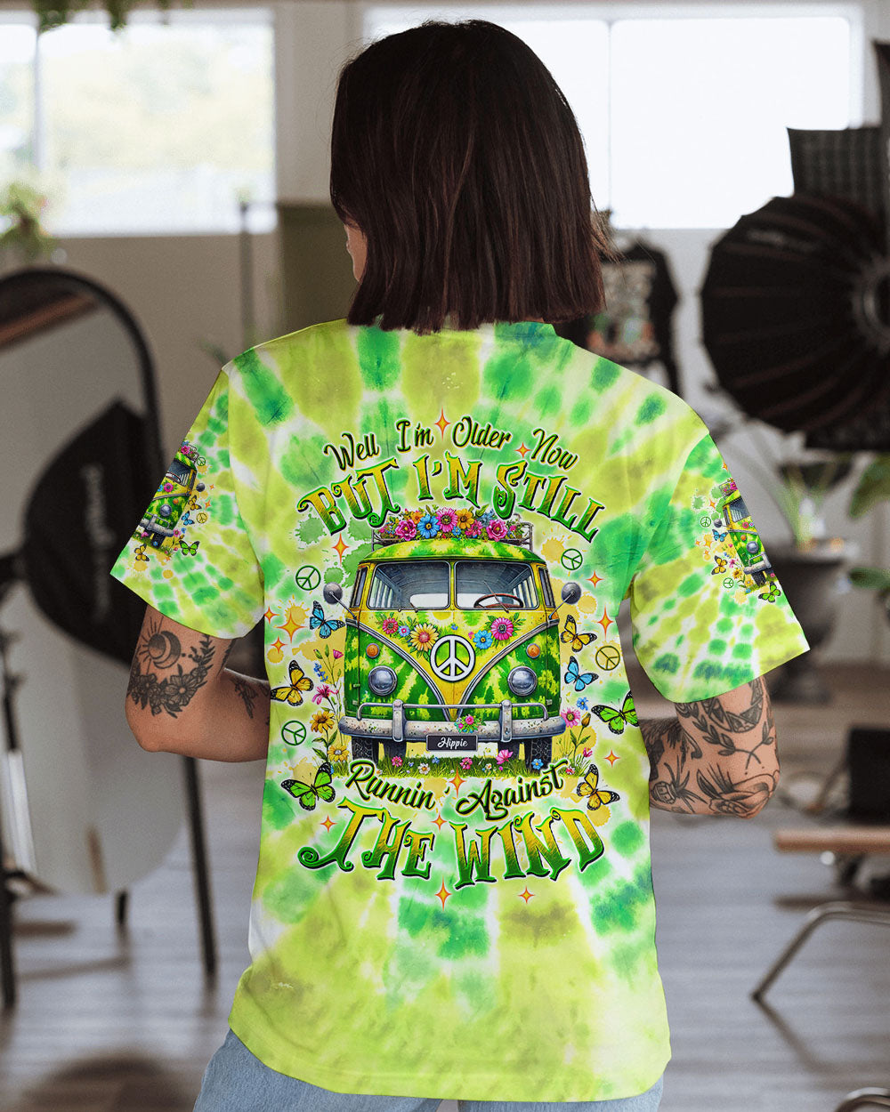 RUNNING AGAINST THE WIND BUS TIE DYE ALL OVER PRINT - TLTW0301254