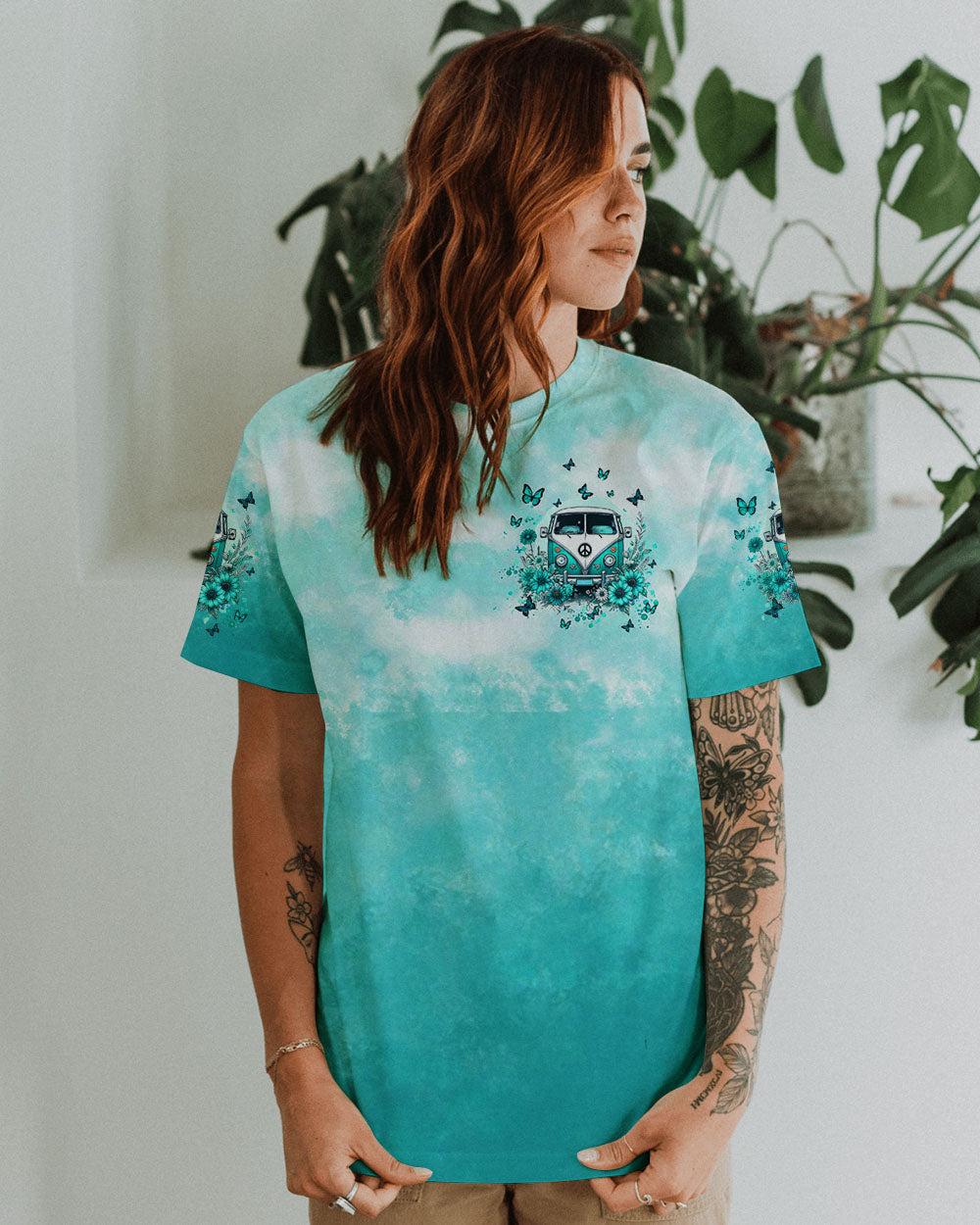 RUNNING AGAINST THE WIND HIPPIE BUS ALL OVER PRINT - TLTW0305244