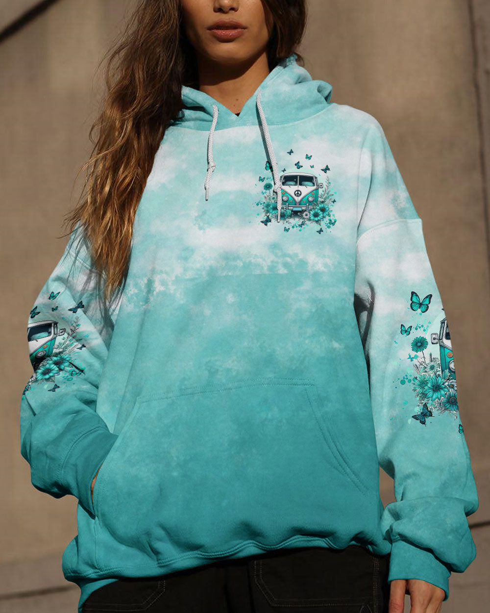 RUNNING AGAINST THE WIND HIPPIE BUS ALL OVER PRINT - TLTW0305244