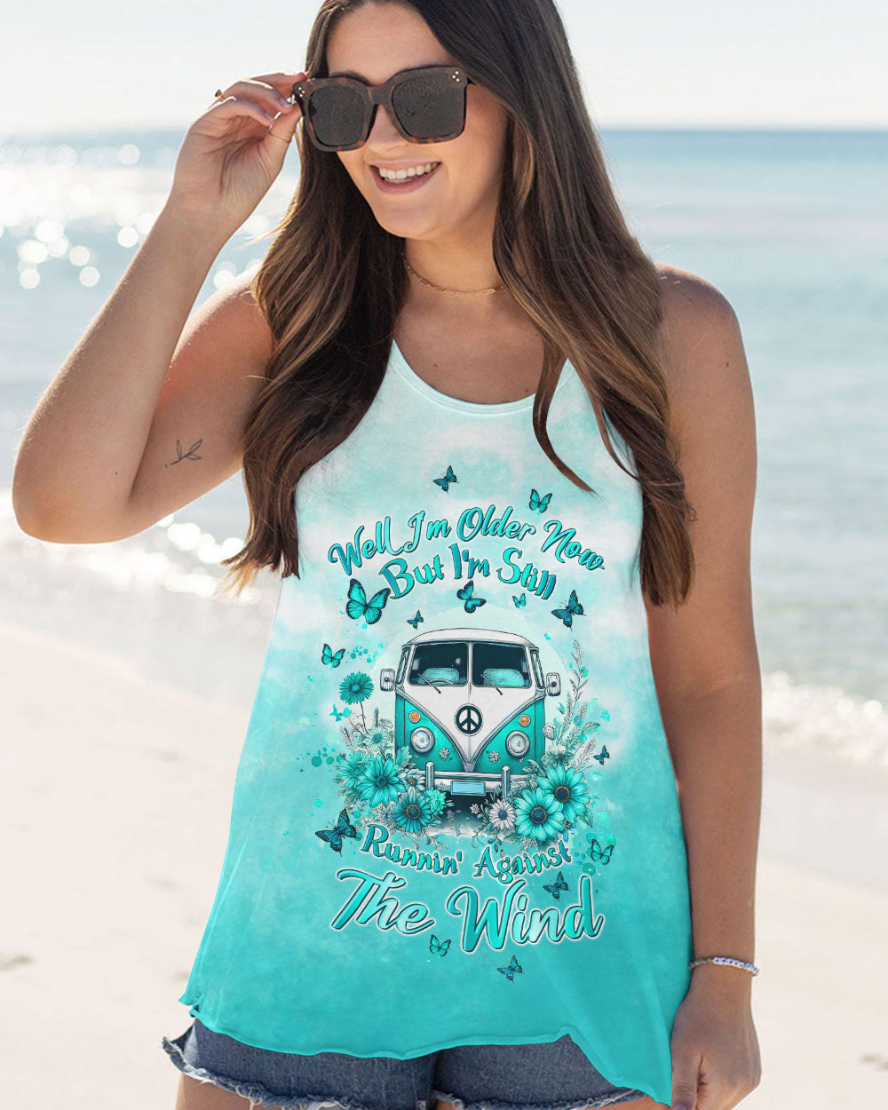 RUNNING AGAINST THE WIND HIPPIE BUS ALL OVER PRINT - TLTW0305244