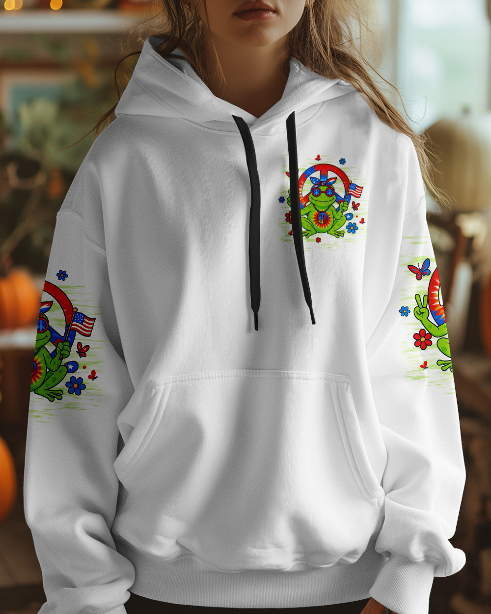 BE YOU THE WORLD WILL ADJUST FROG ALL OVER PRINT - TLTW0306253