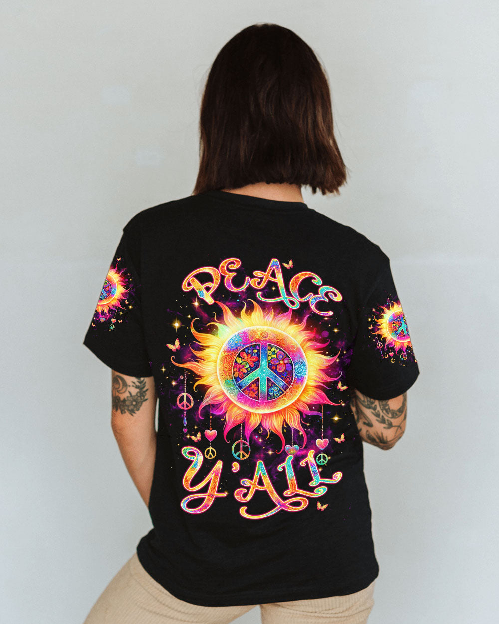 PEACE Y'ALL SUN ALL OVER PRINT - TLTW0310245