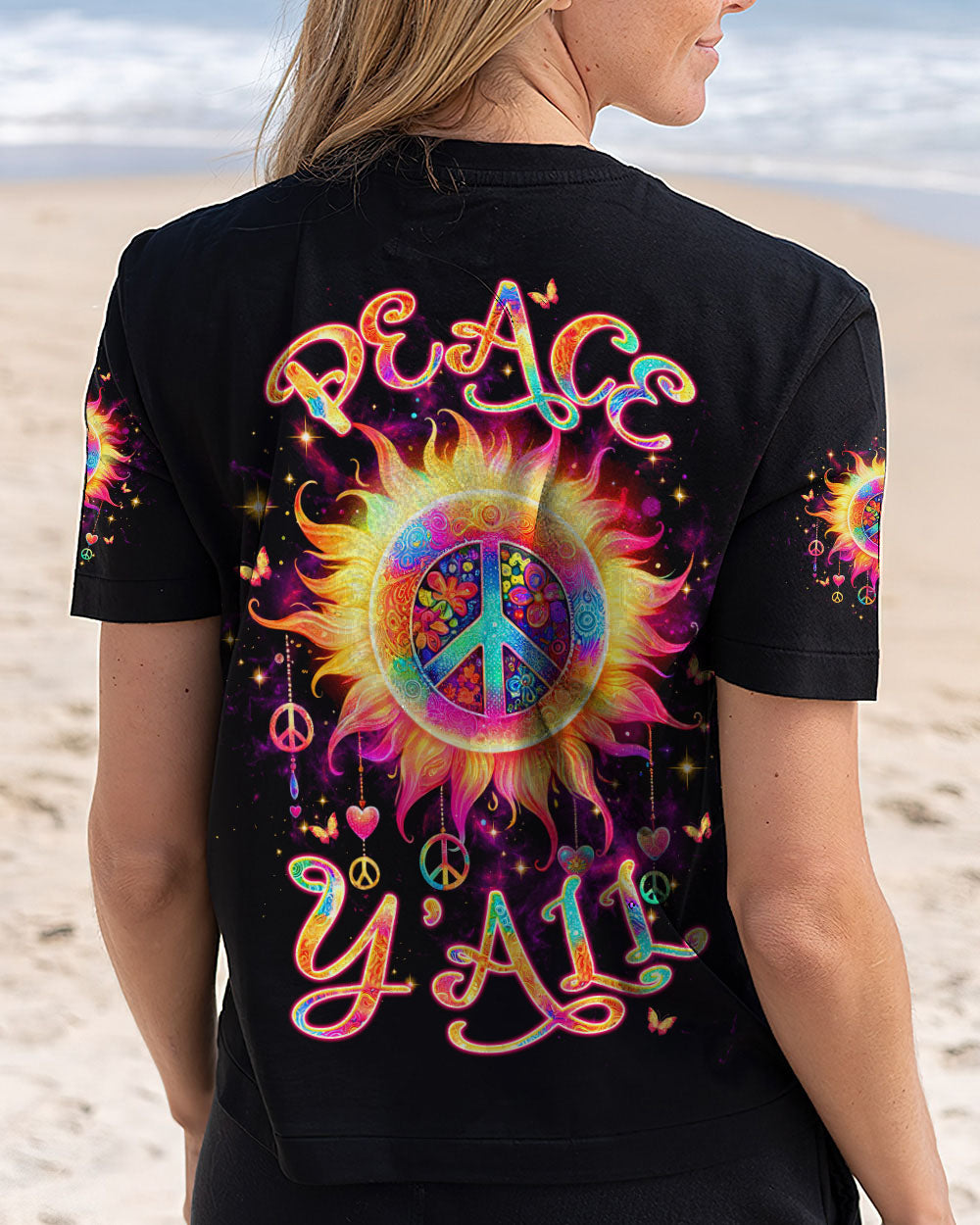 PEACE Y'ALL SUN ALL OVER PRINT - TLTW0310245