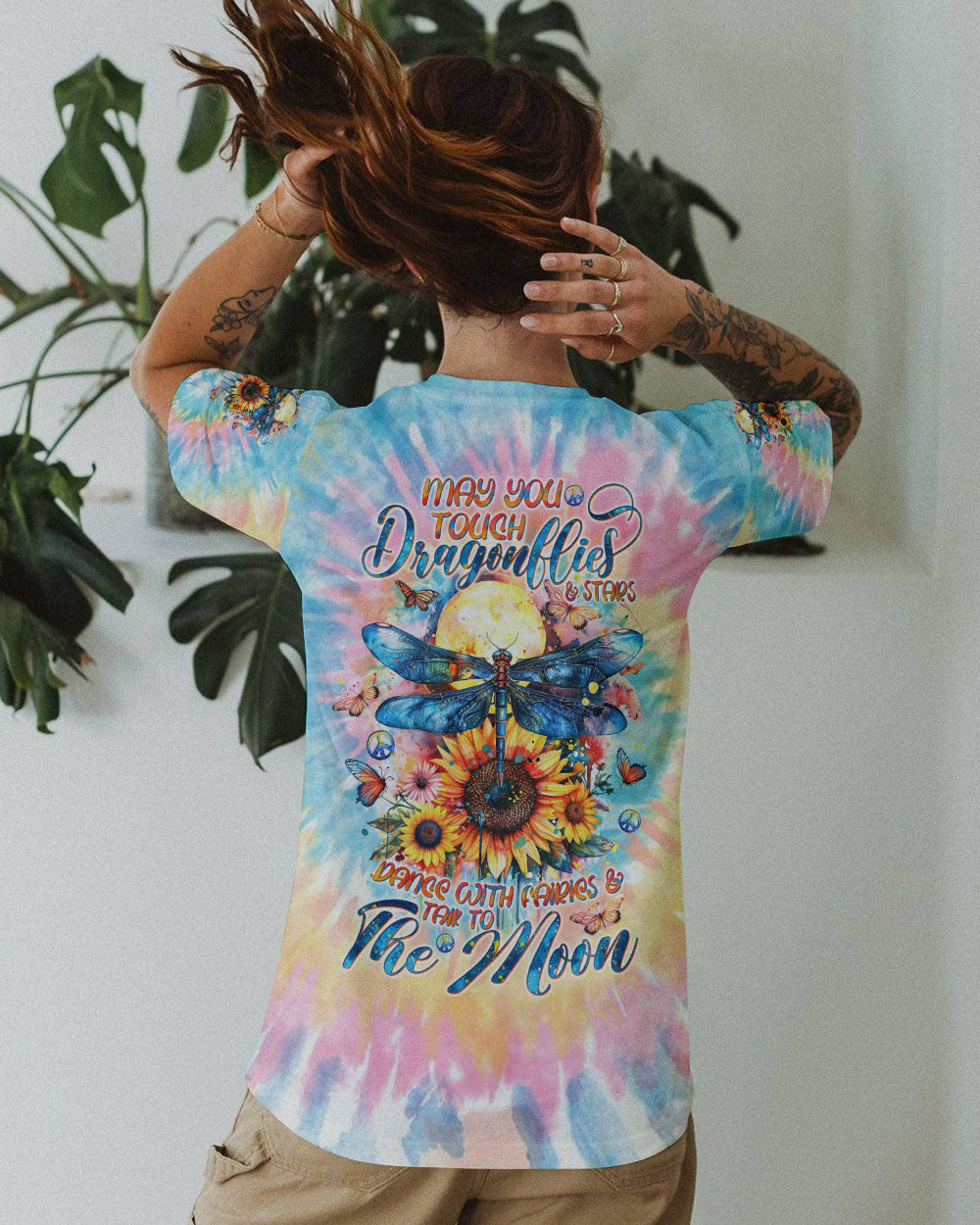 MAY YOU TOUCH DRAGONFLIES AND STARS ALL OVER PRINT - TLTW0403245