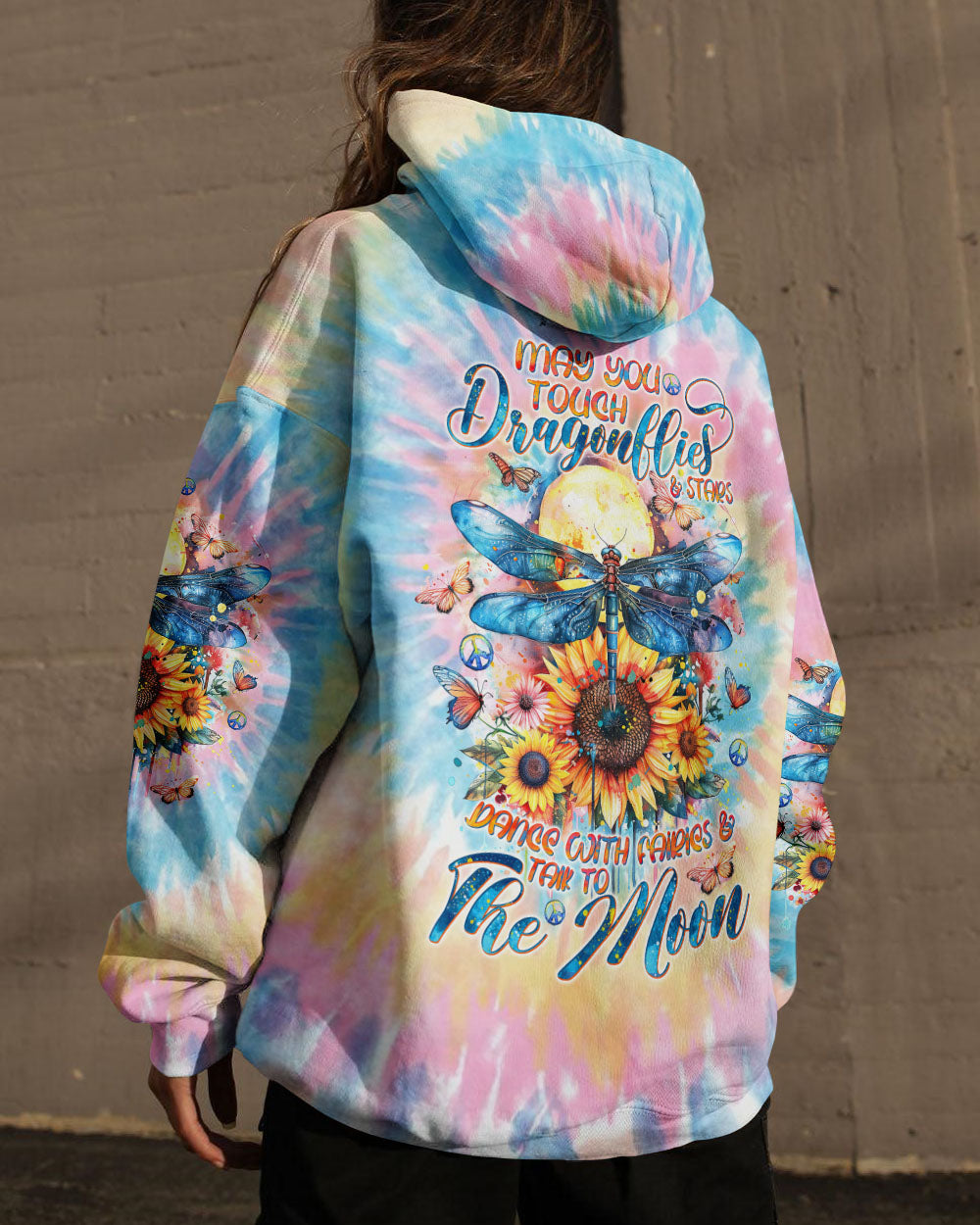 MAY YOU TOUCH DRAGONFLIES AND STARS ALL OVER PRINT - TLTW0403245