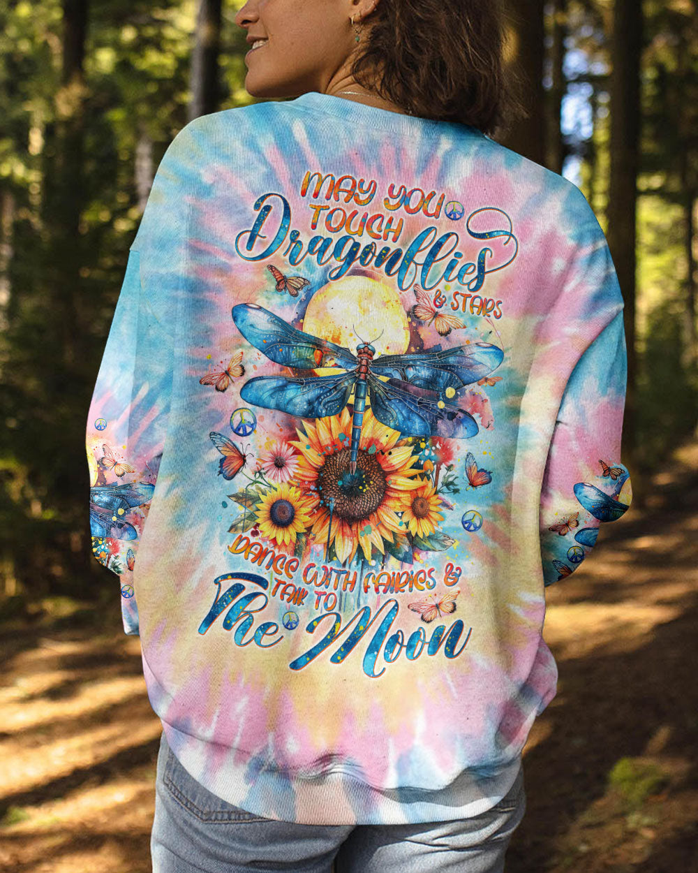 MAY YOU TOUCH DRAGONFLIES AND STARS ALL OVER PRINT - TLTW0403245