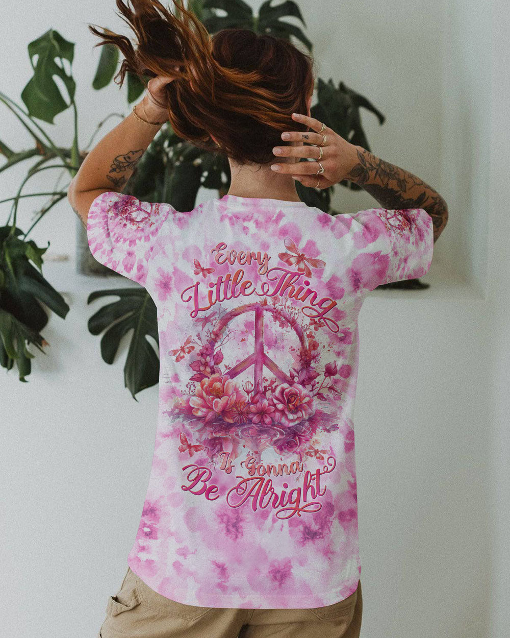 EVERYTHING LITTLE THING PEACE TIE DYE ALL OVER PRINT - TLTW0404241