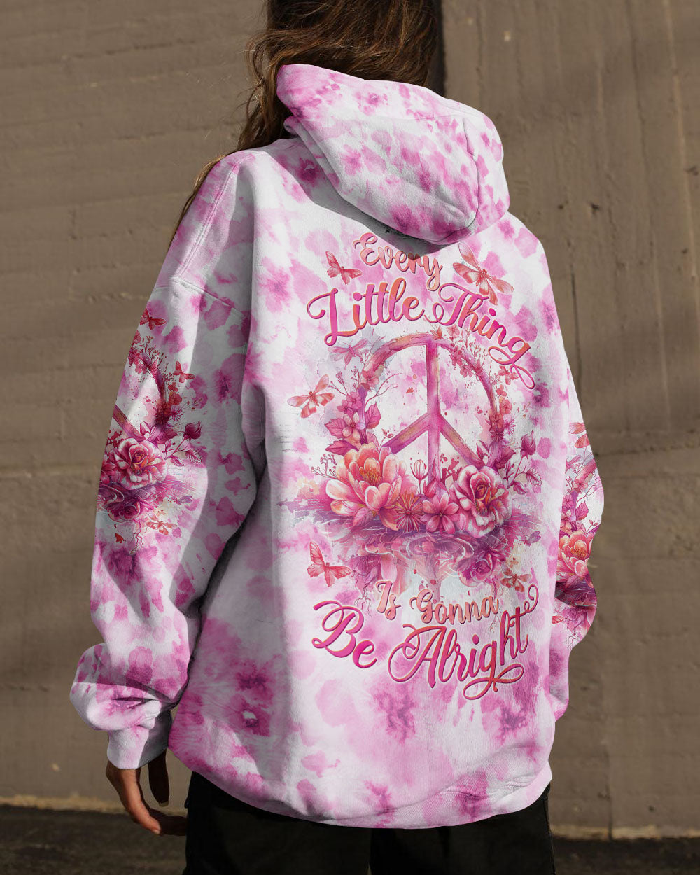 EVERYTHING LITTLE THING PEACE TIE DYE ALL OVER PRINT - TLTW0404241