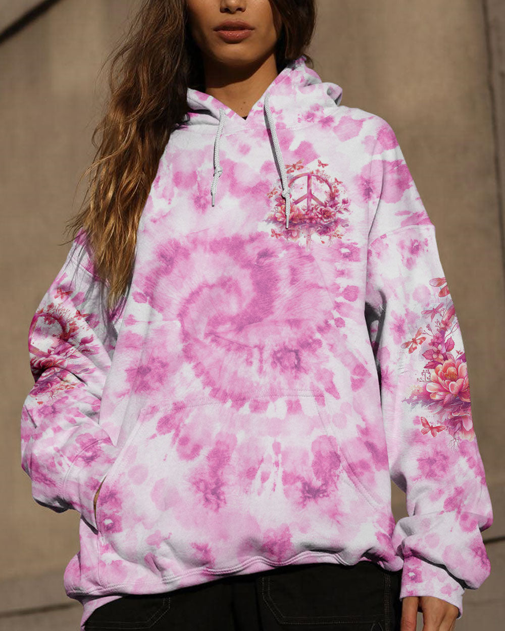 EVERYTHING LITTLE THING PEACE TIE DYE ALL OVER PRINT - TLTW0404241