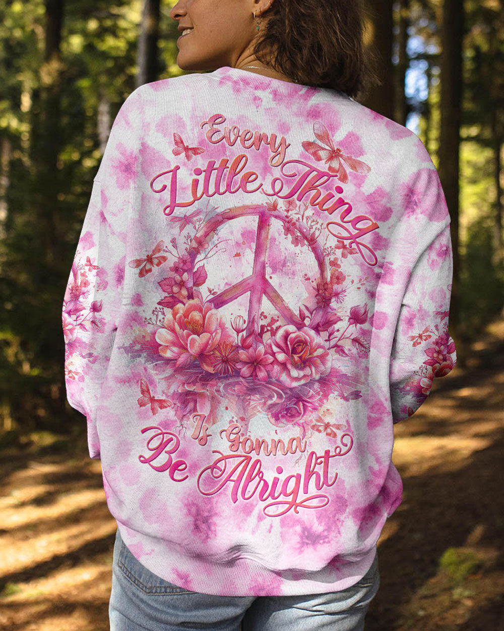 EVERYTHING LITTLE THING PEACE TIE DYE ALL OVER PRINT - TLTW0404241