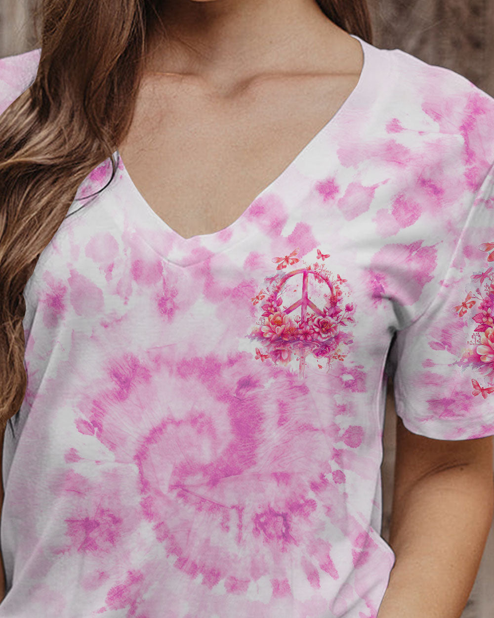 EVERYTHING LITTLE THING PEACE TIE DYE ALL OVER PRINT - TLTW0404241