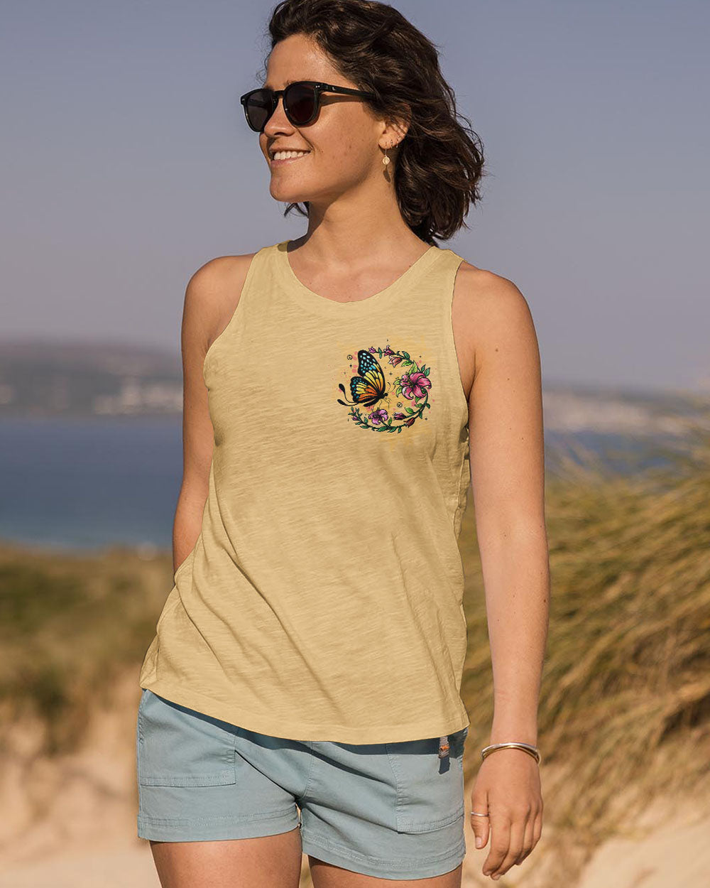 JUST BELIEVE BUTTERFLY ALL OVER PRINT  - TLTW0406254
