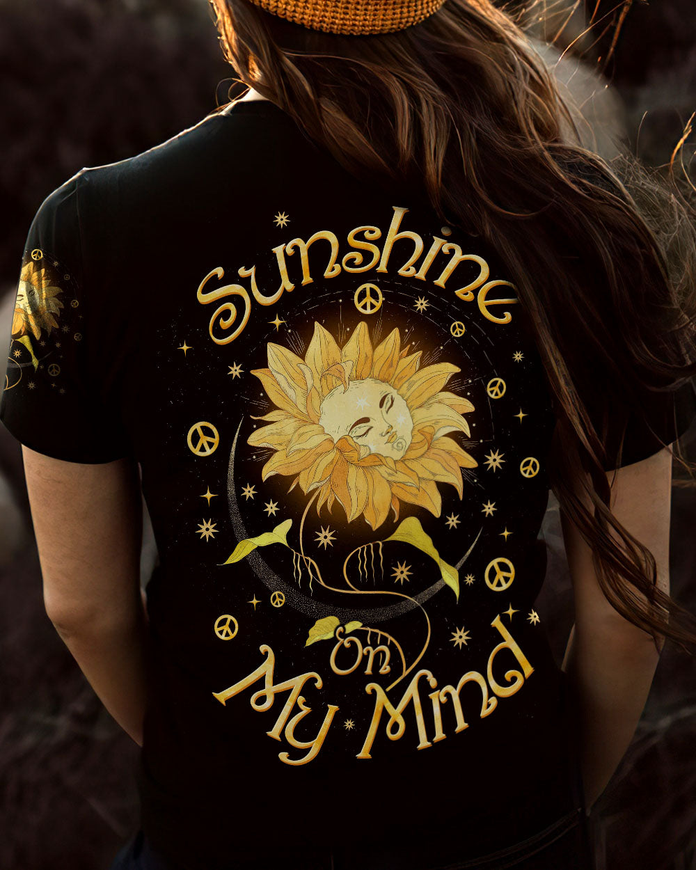 SUNSHINE ON MY MIND SUNFLOWER ALL OVER PRINT - TLTW0408231