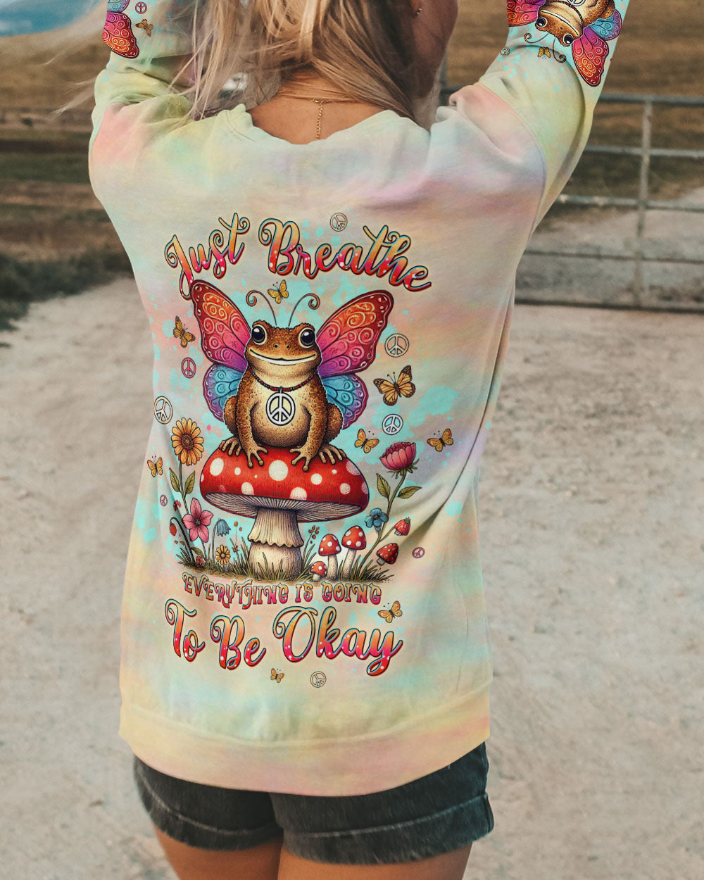 JUST BREATHE TOAD ALL OVER PRINT - TLTW0409245