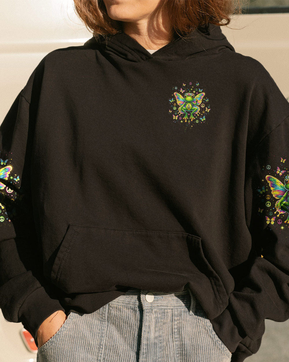 BE YOU THE WORLD WILL ADJUST FROG WINGS ALL OVER PRINT - TLTW0412232
