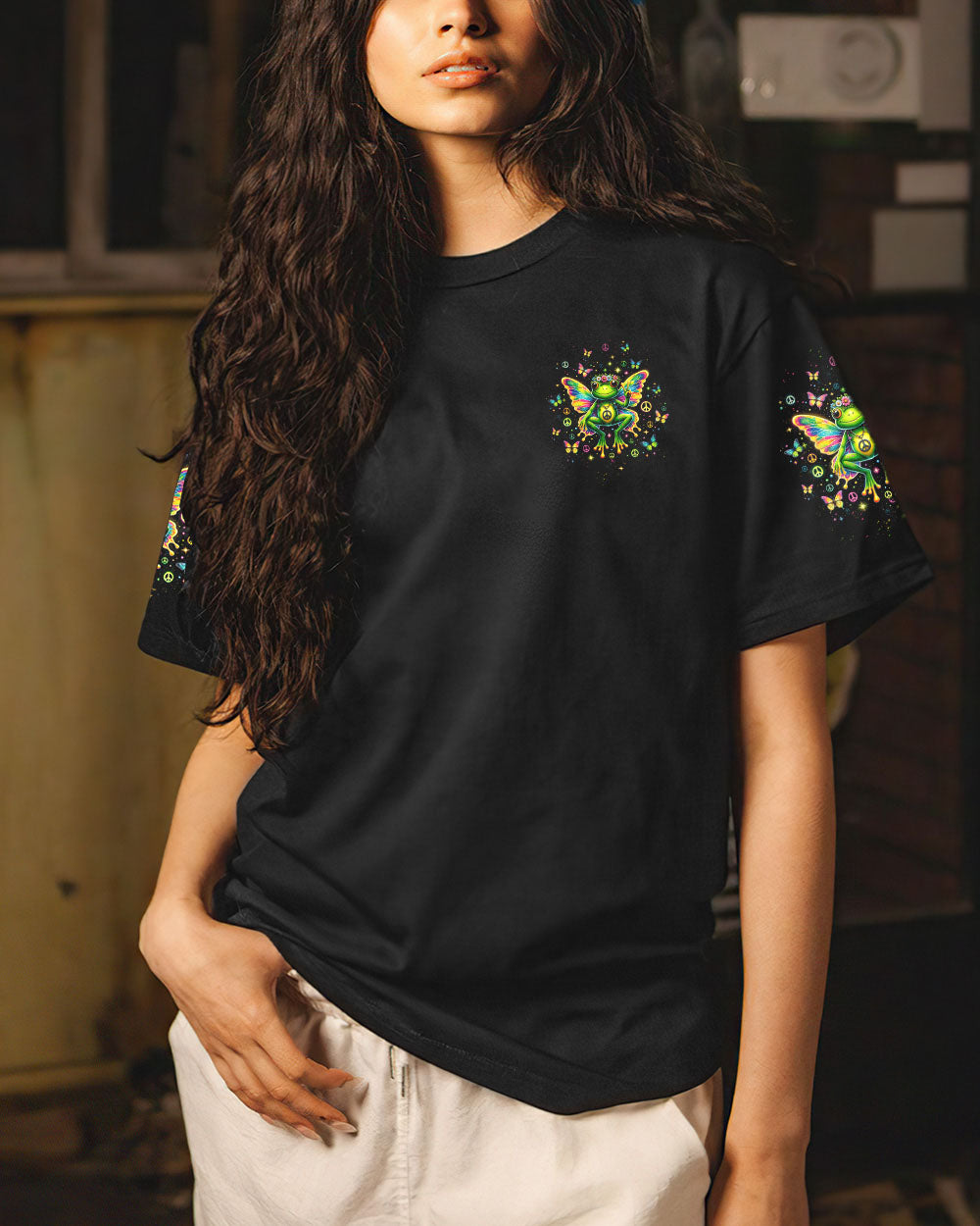 BE YOU THE WORLD WILL ADJUST FROG WINGS ALL OVER PRINT - TLTW0412232