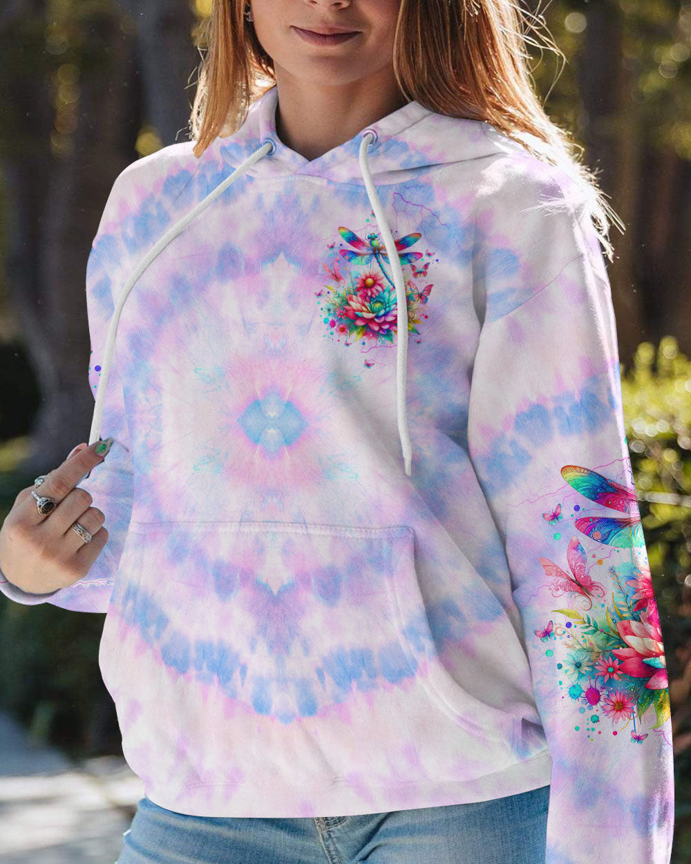 I AM THE STORM DRAGONFLY FLORAL ALL OVER PRINT - TLTW0412235