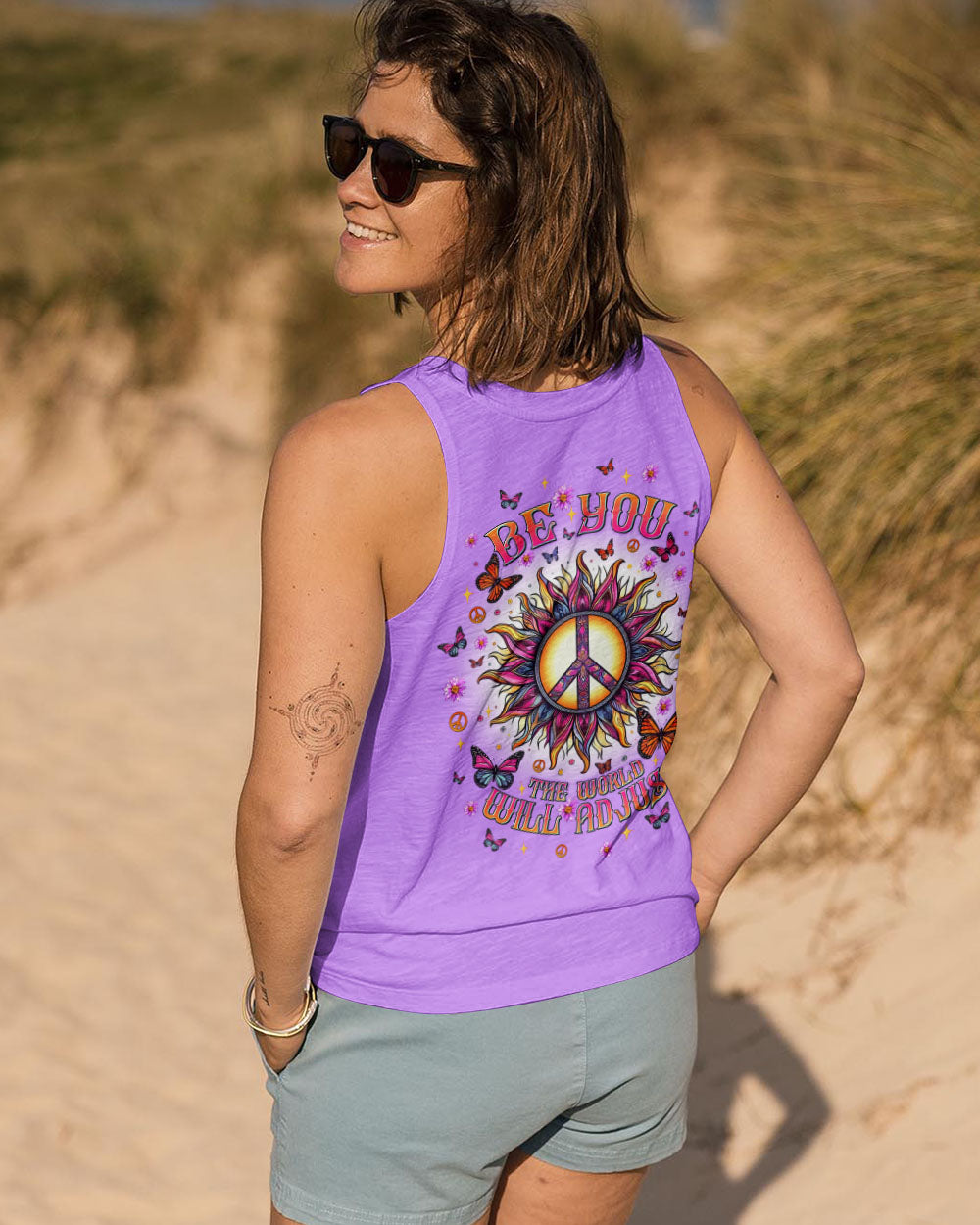 BE YOU THE WORLD WILL ADJUST SUN ALL OVER PRINT - TLTW0506245