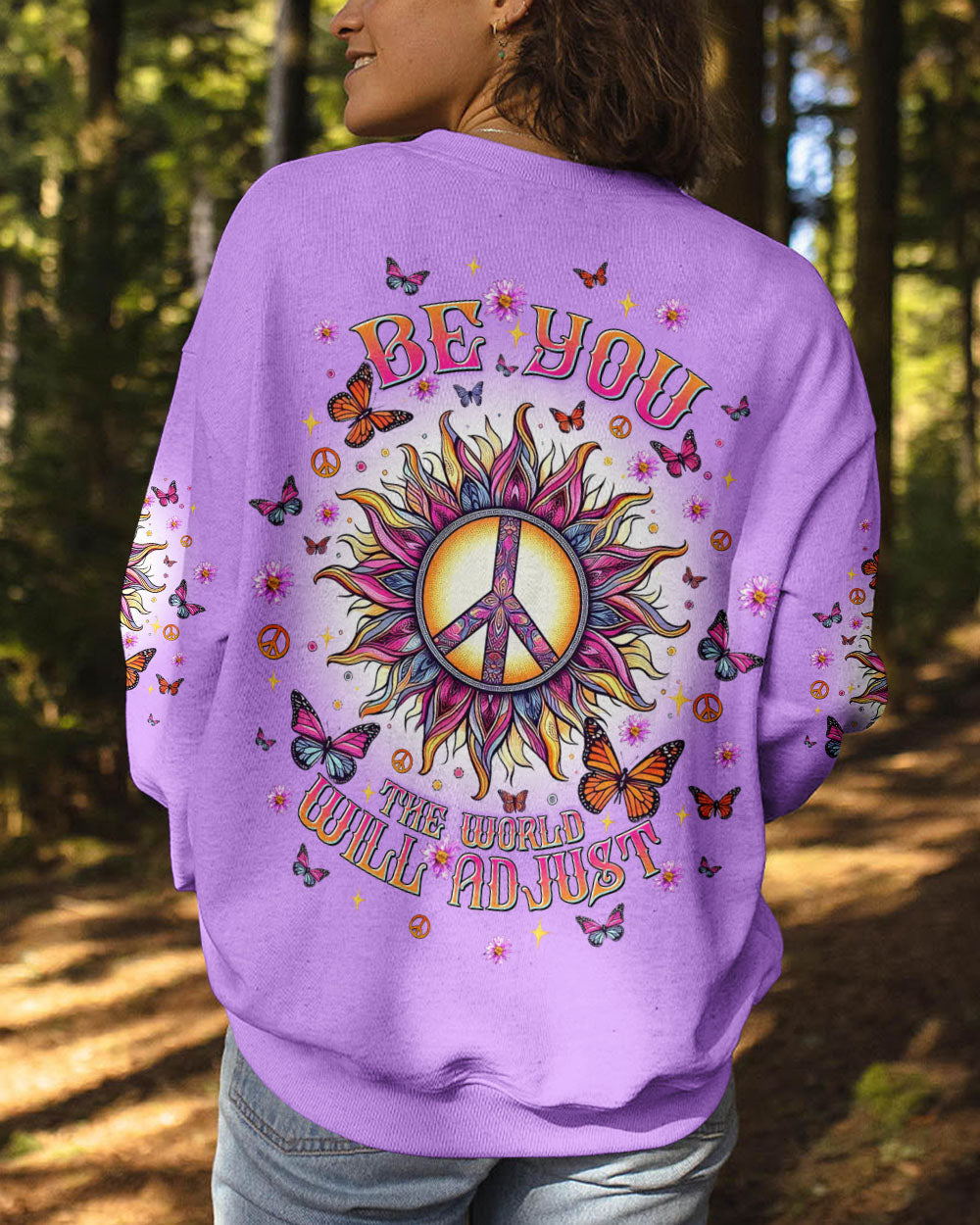 BE YOU THE WORLD WILL ADJUST SUN ALL OVER PRINT - TLTW0506245