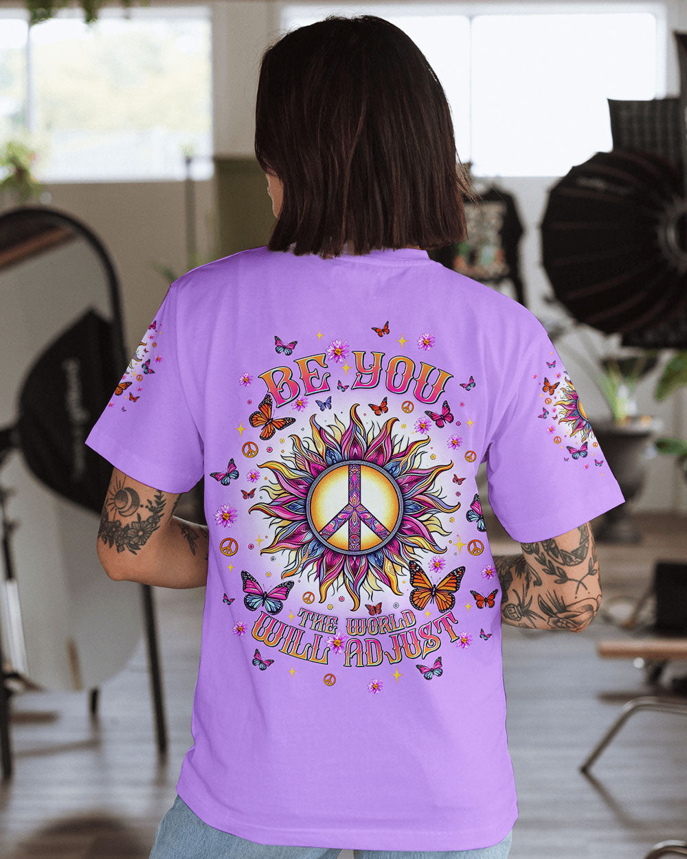BE YOU THE WORLD WILL ADJUST SUN ALL OVER PRINT - TLTW0506245