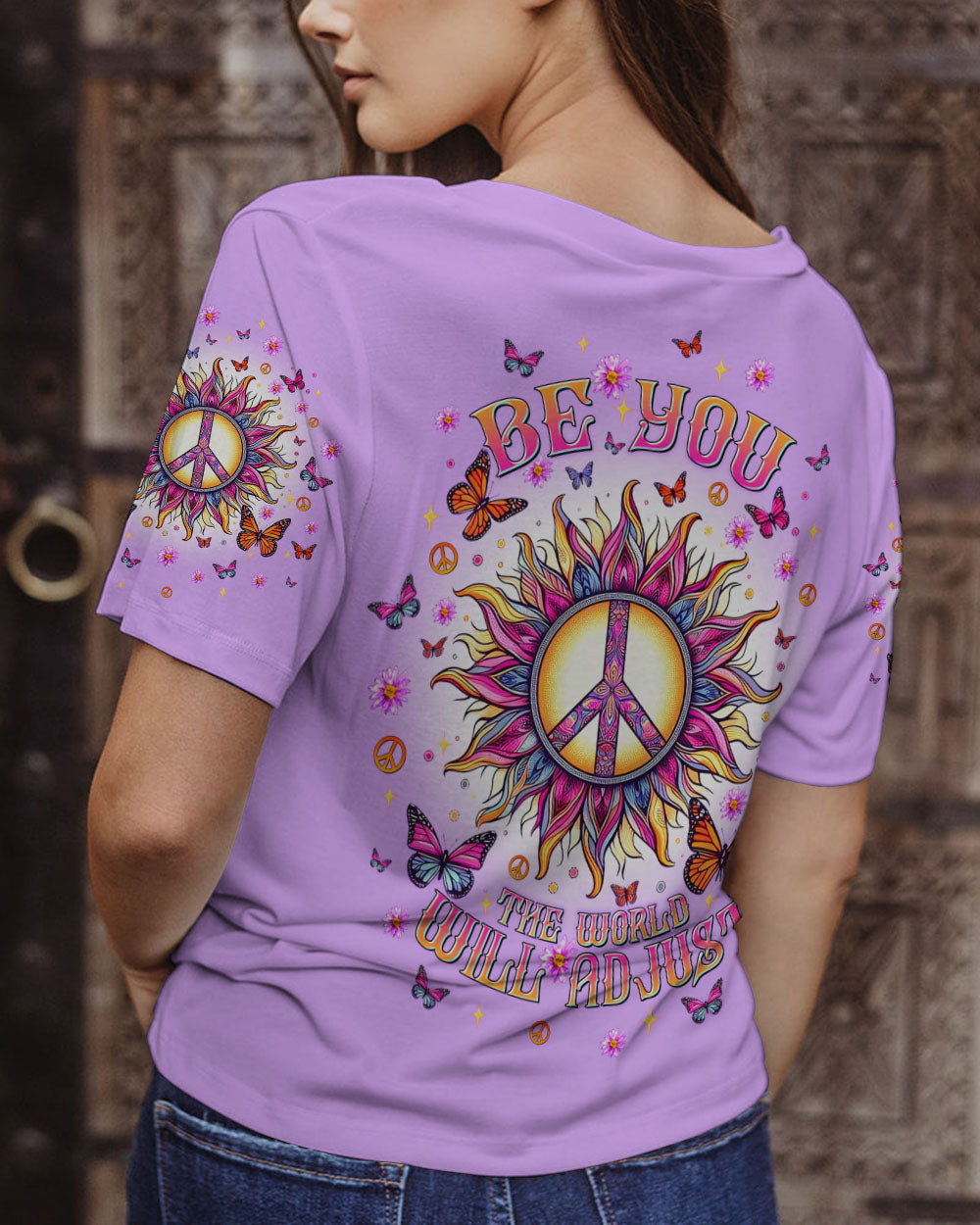 BE YOU THE WORLD WILL ADJUST SUN ALL OVER PRINT - TLTW0506245