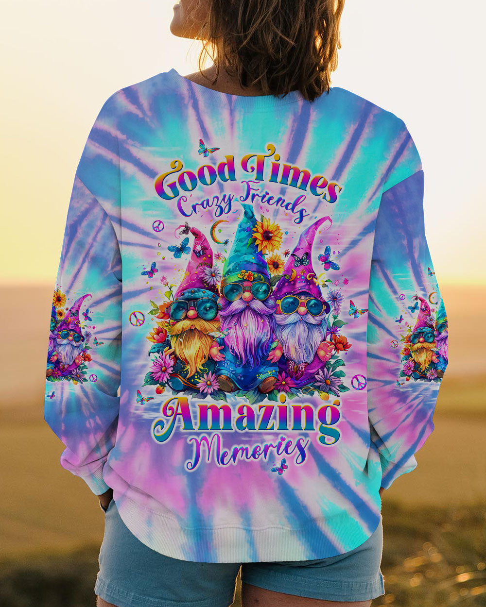GOOD TIMES CRAZY FRIEND GNOME ALL OVER PRINT - TLTW0507244