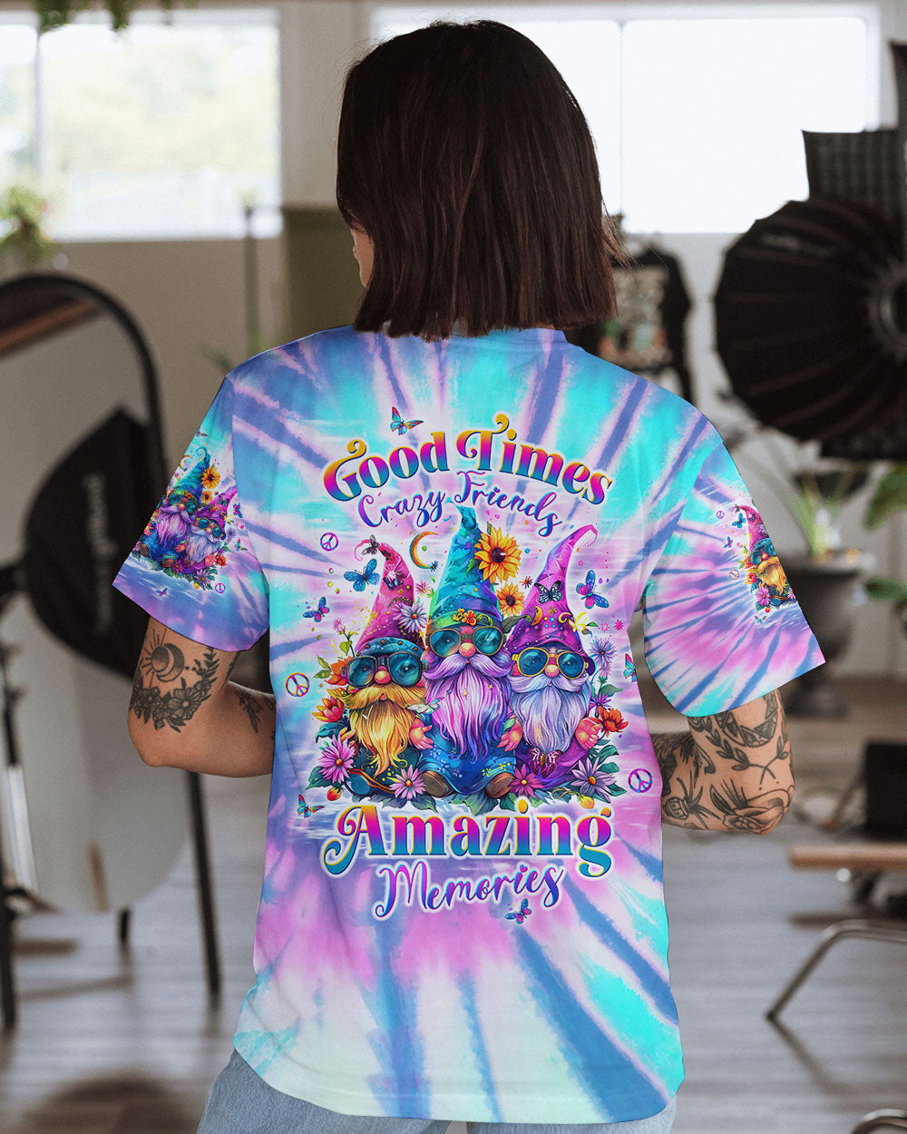 GOOD TIMES CRAZY FRIEND GNOME ALL OVER PRINT - TLTW0507244