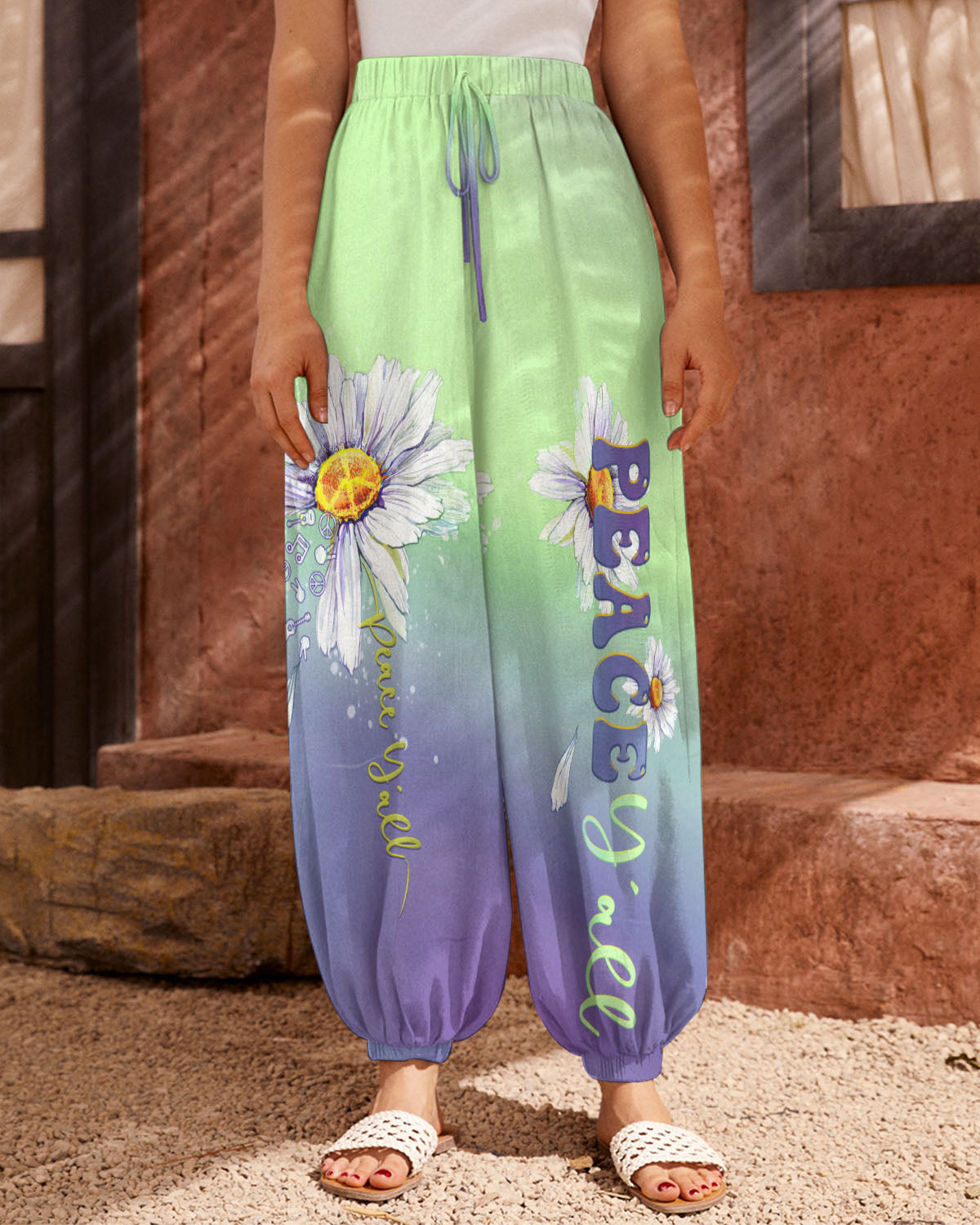 PEACE Y'ALL DAISY ALL OVER PRINT - TLTW0607233