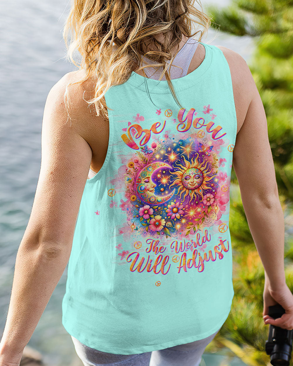 BE YOU THE WORLD WILL ADJUST SUN MOON ALL OVER PRINT - TLTW0612233