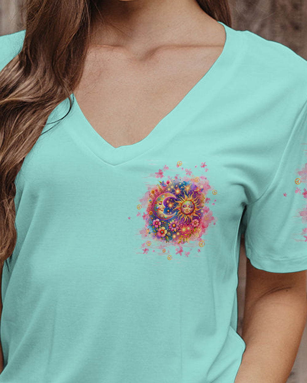 BE YOU THE WORLD WILL ADJUST SUN MOON ALL OVER PRINT - TLTW0612233