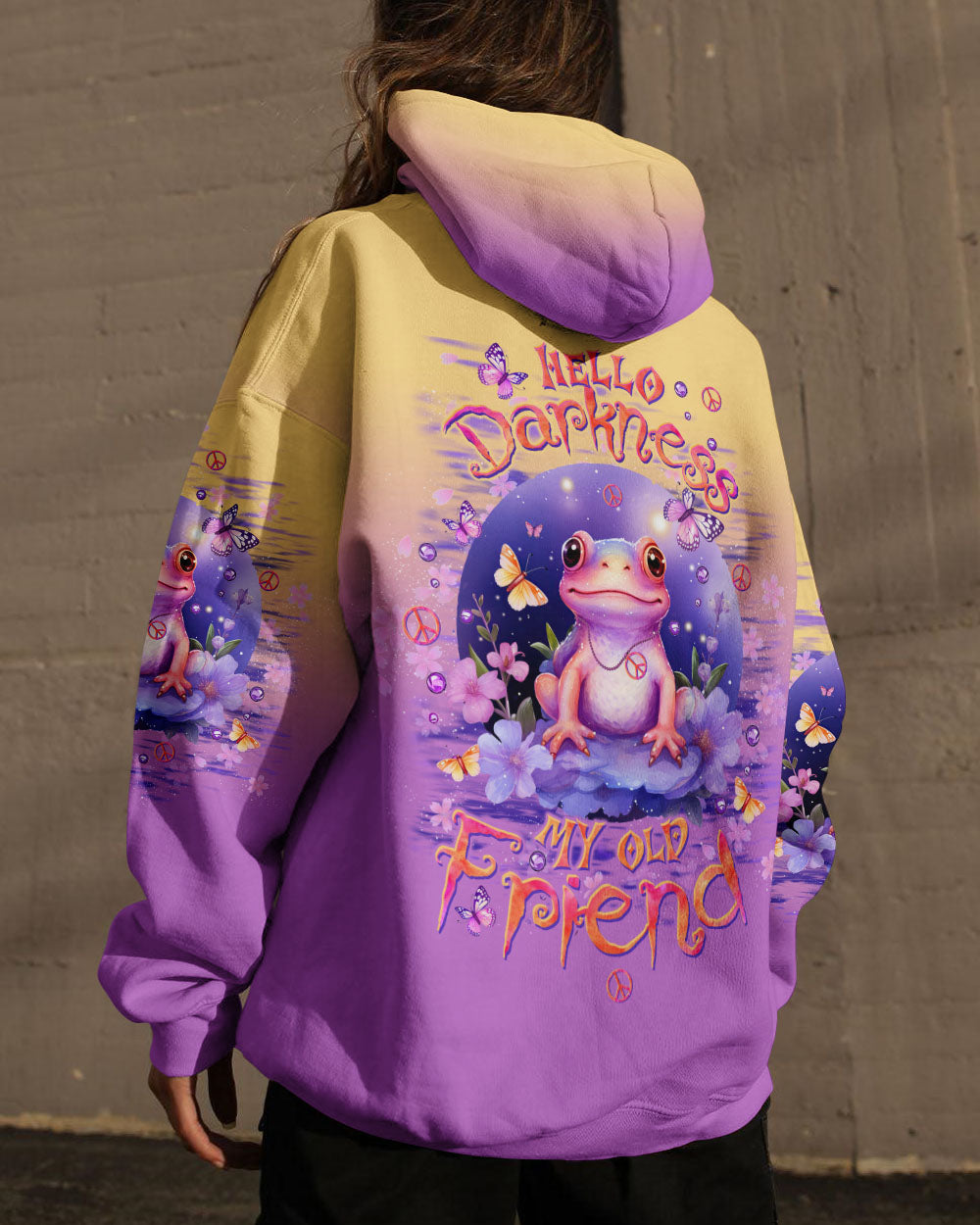 HELLO DARKNESS MY OLD FRIEND FROG ALL OVER PRINT - TLTW0612235